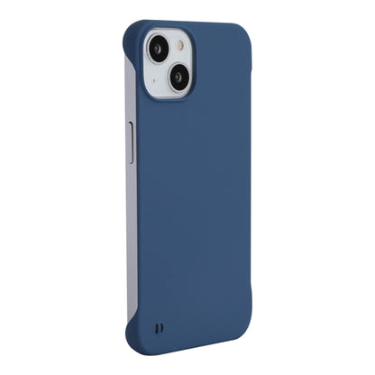 For iPhone 13 ENKAY Matte Frameless PC Phone Case(Dark Blue) - iPhone 13 Cases by ENKAY | Online Shopping UK | buy2fix