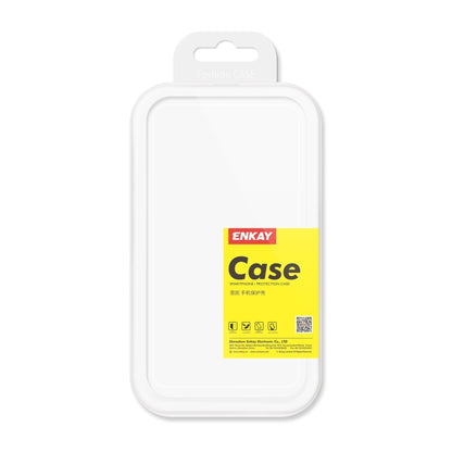 For iPhone 13 Pro Max ENKAY Frameless Hollow Shockproof PC Case (White) - iPhone 13 Pro Max Cases by ENKAY | Online Shopping UK | buy2fix