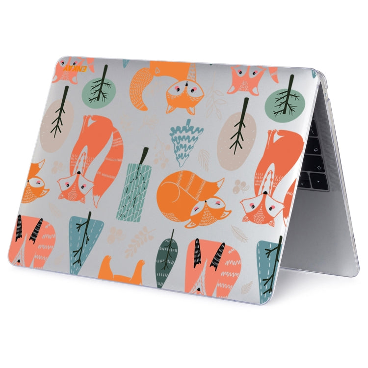 ENKAY Animal Series Pattern Laotop Protective Crystal Case For MacBook Pro 16 inch A2141(Fox) - MacBook Pro Cases by ENKAY | Online Shopping UK | buy2fix