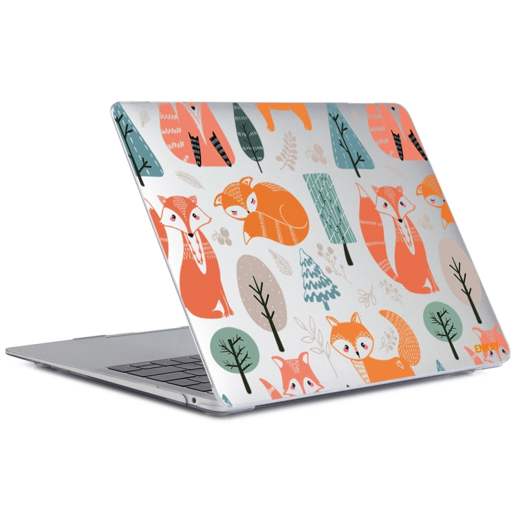 ENKAY Animal Series Pattern Laotop Protective Crystal Case For MacBook Pro 16.2 inch A2485 2021/A2880 2023(Fox) - MacBook Pro Cases by ENKAY | Online Shopping UK | buy2fix