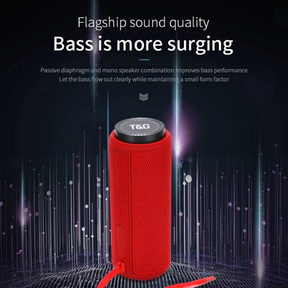 T&G TG332 10W HIFI Stereo Waterproof Portable Bluetooth Speaker(Green) - Desktop Speaker by T&G | Online Shopping UK | buy2fix