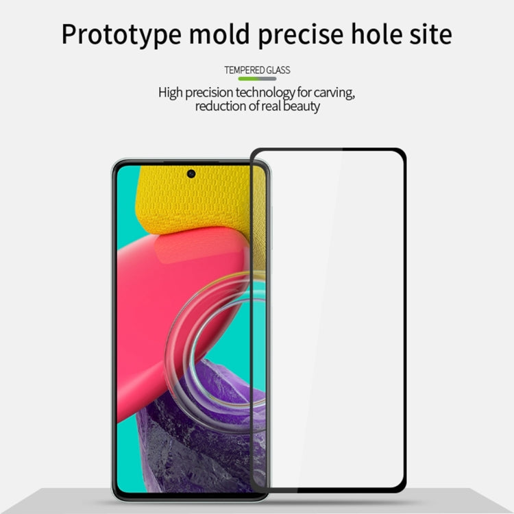 For Samsung Galaxy M53 5G MOFI 9H 2.5D Full Screen Tempered Glass Film(Black) - Galaxy Tempered Glass by MOFI | Online Shopping UK | buy2fix