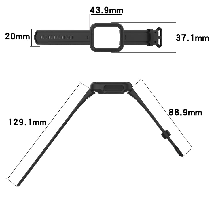 For Xiaomi Redmi Watch 2 Lite Silicone Solid Color Watch Band(Red) - Watch Bands by buy2fix | Online Shopping UK | buy2fix