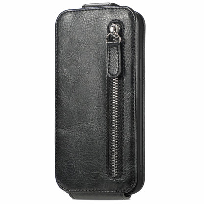 For Xiaomi Redmi Note 13 Pro 4G Zipper Wallet Vertical Flip Leather Phone Case(Black) - Note 13 Pro Cases by buy2fix | Online Shopping UK | buy2fix