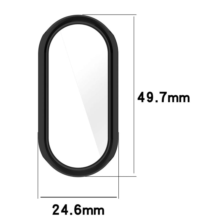 For Xiaomi Smart Band 9 / 9 NFC ENKAY Hat-Prince Full Coverage Transparent Soft TPU Case with Screen Protection - Watch Cases by ENKAY | Online Shopping UK | buy2fix