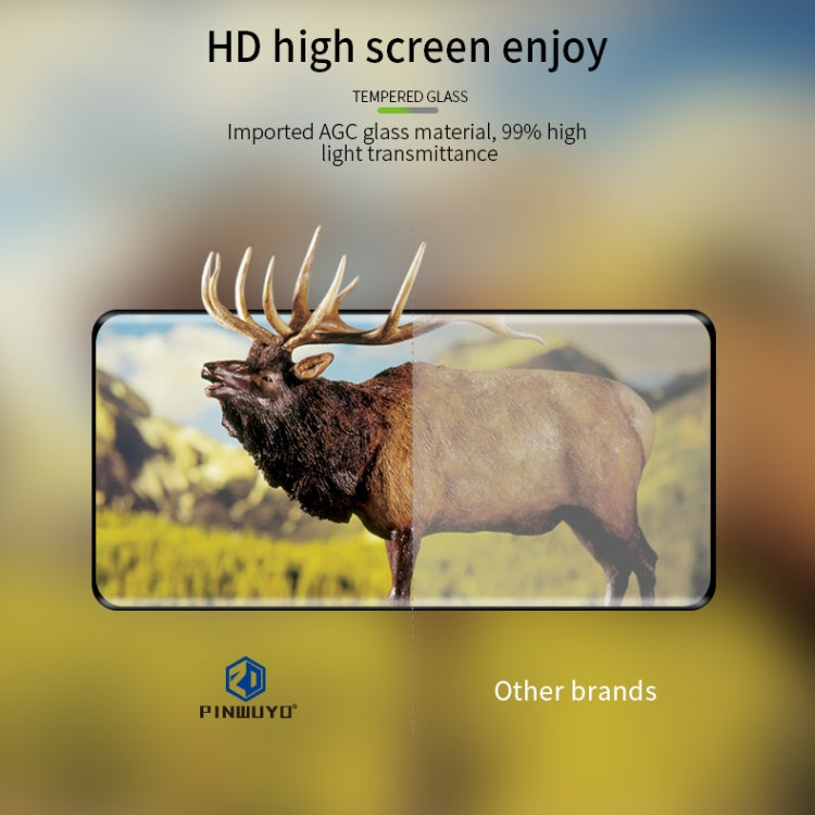 For Honor Magic6 PINWUYO 9H 3D Hot Bending Tempered Glass Film(Black) - Honor Tempered Glass by PINWUYO | Online Shopping UK | buy2fix
