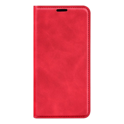 For iPhone 16 Retro-skin  Magnetic Suction Leather Phone Case(Red) - iPhone 16 Cases by buy2fix | Online Shopping UK | buy2fix