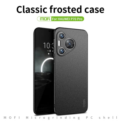 For Huawei Pura 70 Pro MOFI Fandun Series Frosted PC Ultra-thin All-inclusive Phone Case(Red) - Huawei Cases by MOFI | Online Shopping UK | buy2fix