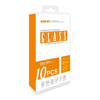 For ZTE Nubia Neo 5G 10pcs ENKAY Hat-Prince Full Glue High Aluminum-silicon Tempered Glass Film - ZTE Tempered Glass by ENKAY | Online Shopping UK | buy2fix