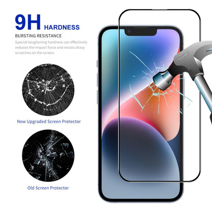 For iPhone 15 Plus 10pcs ENKAY Full Glue High Aluminum-silicon Tempered Glass Film - iPhone 15 Plus Tempered Glass by ENKAY | Online Shopping UK | buy2fix