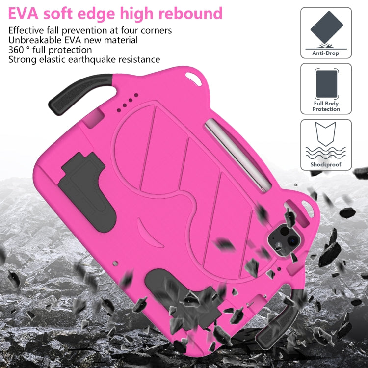 For iPad Pro 11 2024 Ice Baby EVA Shockproof Hard PC Tablet Case(RoseRed+Black) - iPad Pro 11 2024 Cases by buy2fix | Online Shopping UK | buy2fix