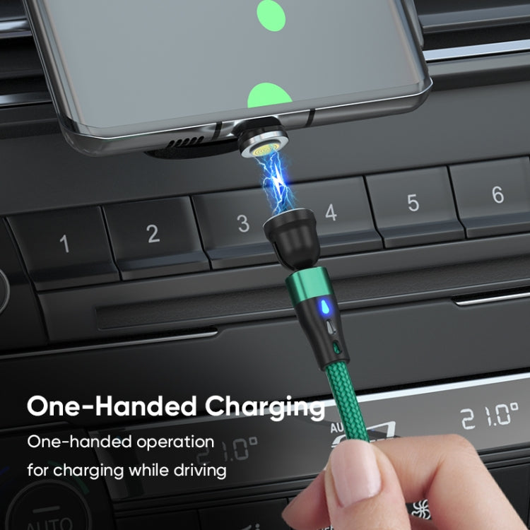 ENKAY PD60W Type-C to Type-C / 8 Pin Magnetic 540 Degrees Rotating Fast Charging Cable, Length:1m(Green) - Charging Cable & Head by ENKAY | Online Shopping UK | buy2fix