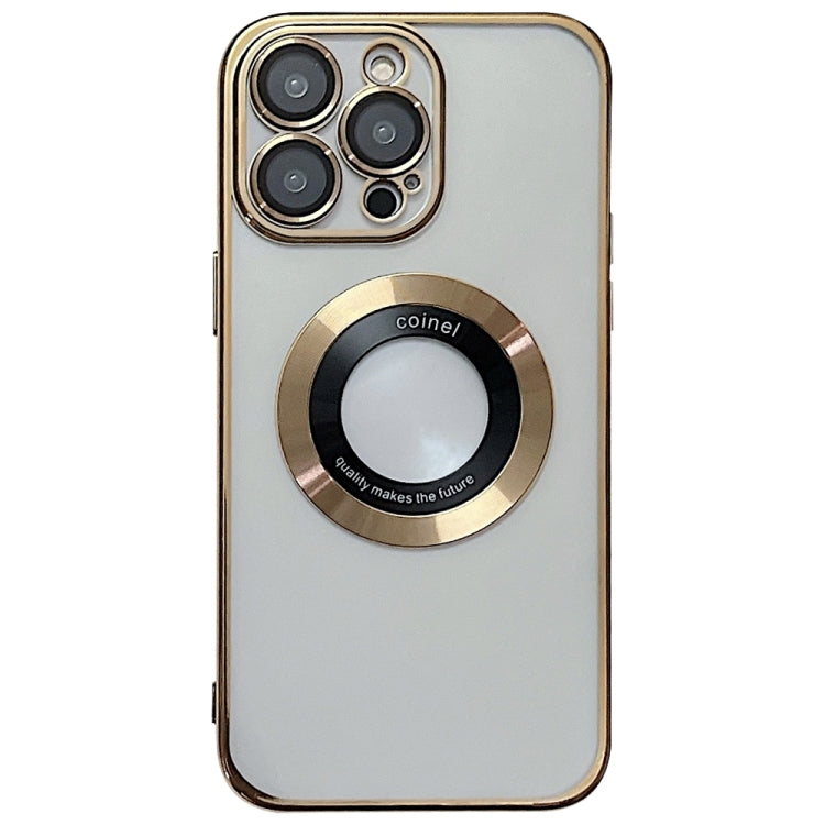 For iPhone 14 Pro Max Magsafe Electroplating TPU Phone Case(Gold) - iPhone 14 Pro Max Cases by buy2fix | Online Shopping UK | buy2fix