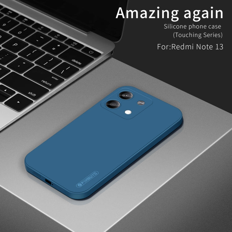 For Xiaomi Redmi Note 13 PINWUYO Sense Series Liquid Silicone TPU Phone Case(Green) - Note 13 Cases by PINWUYO | Online Shopping UK | buy2fix