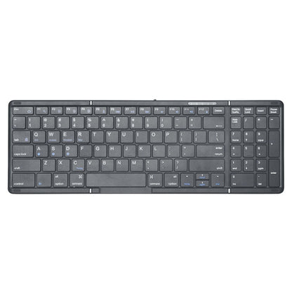 B099 Tablets Laptops 3-Mode Wireless Bluetooth Keyboard Rechargeable Folding Silent Keyboard - Wireless Keyboard by buy2fix | Online Shopping UK | buy2fix