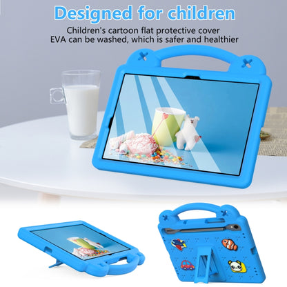 For Samsung Galaxy Tab S9 FE / X510N Handle Kickstand Children EVA Shockproof Tablet Case(Sky Blue) - Galaxy Tab S9 FE by buy2fix | Online Shopping UK | buy2fix