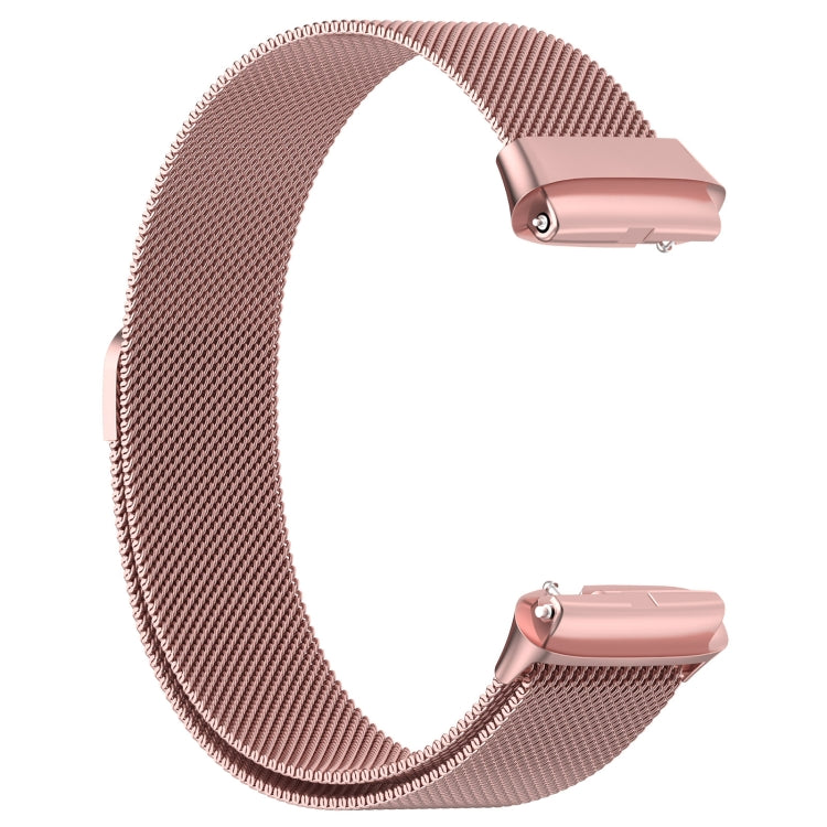 For Redmi Watch 3 Active Milan Magnetic Steel Mesh Watch Band(Pink) - Watch Bands by buy2fix | Online Shopping UK | buy2fix