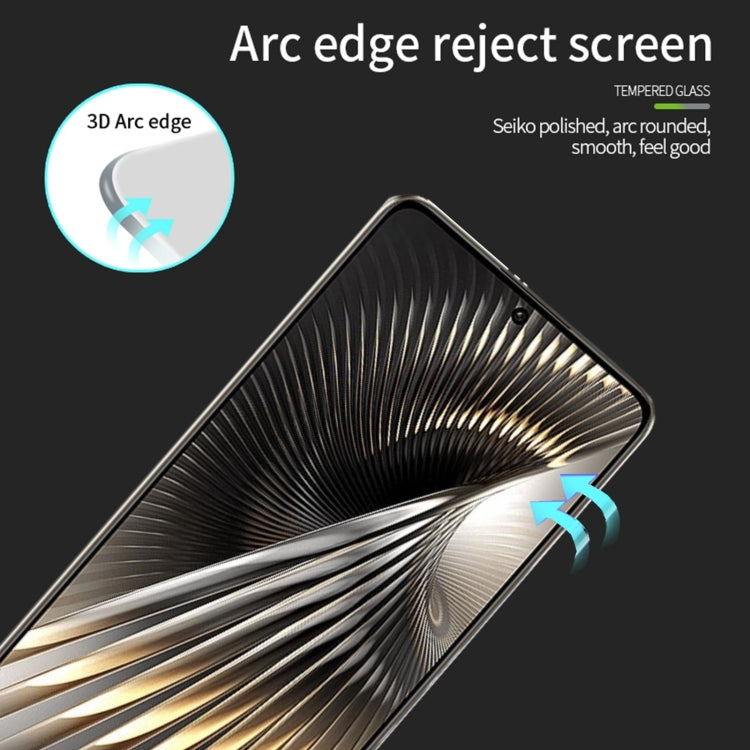 For Xiaomi Poco F6 / Redmi Turbo 3 PINWUYO 9H 3D  Full Screen Explosion-proof Tempered Glass Film(Black) -  by PINWUYO | Online Shopping UK | buy2fix