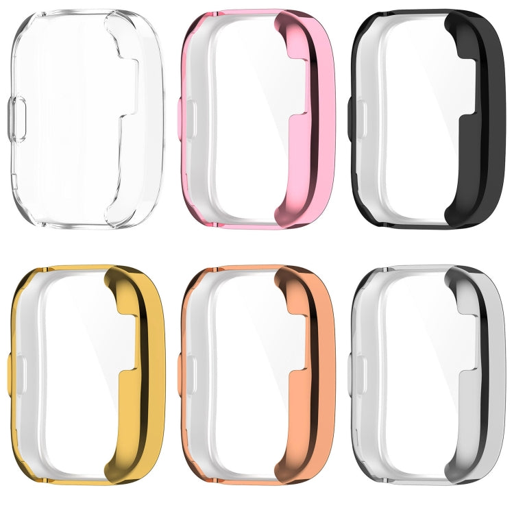 For Amazfit Bip 5 All-Inclusive TPU Protective Case(Black) - Watch Cases by buy2fix | Online Shopping UK | buy2fix