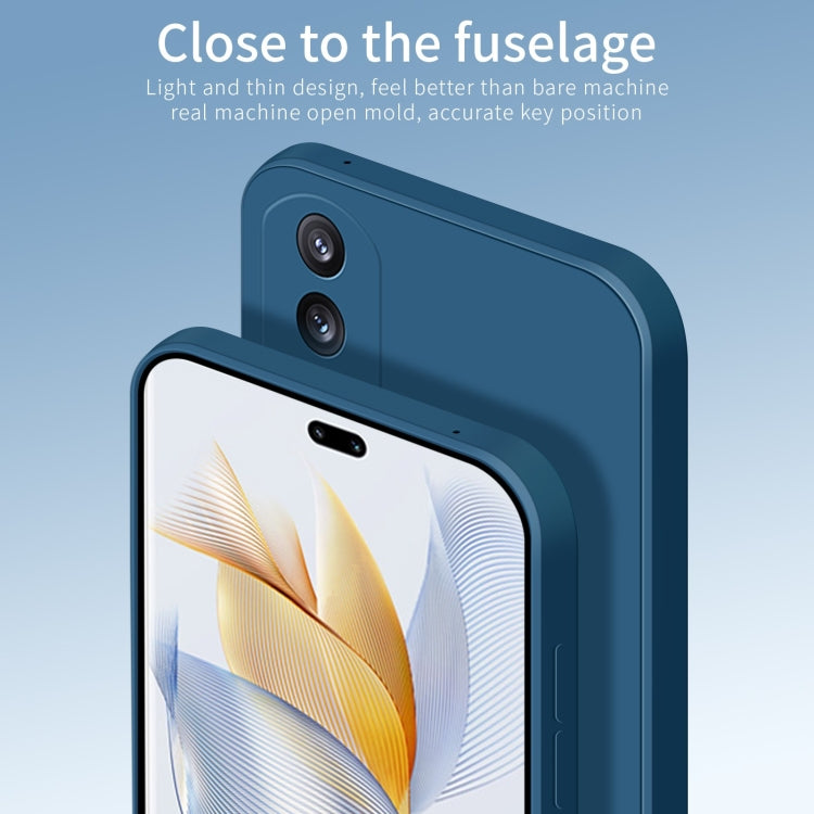 For Honor 90 PINWUYO Sense Series Liquid Silicone TPU Phone Case(Black) - Honor Cases by PINWUYO | Online Shopping UK | buy2fix