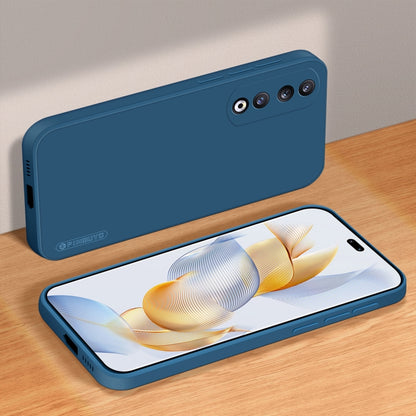 For Honor 90 Pro PINWUYO Sense Series Liquid Silicone TPU Phone Case(Blue) - Honor Cases by PINWUYO | Online Shopping UK | buy2fix