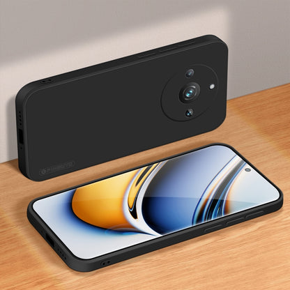 For Realme 11Pro / 11 Pro+ PINWUYO Sense Series Liquid Silicone TPU Phone Case(Black) - Realme Cases by PINWUYO | Online Shopping UK | buy2fix