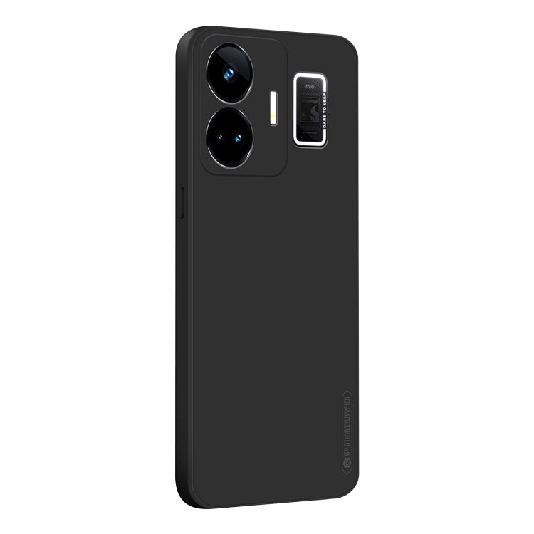 For Realme GT Neo5 PINWUYO Sense Series Liquid Silicone TPU Phone Case(Black) - Realme Cases by PINWUYO | Online Shopping UK | buy2fix