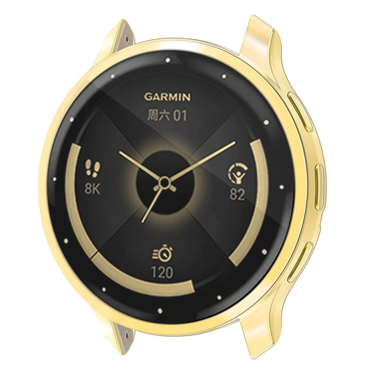 For Garmin Venu 3S TPU All-Inclusive Watch Protective Case(Gold) - Watch Cases by buy2fix | Online Shopping UK | buy2fix