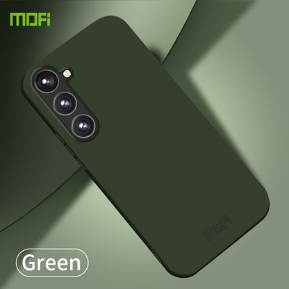 For Samsung Galaxy S23 FE 5G MOFI Qin Series Skin Feel All-inclusive PC Phone Case(Green) - Galaxy Phone Cases by MOFI | Online Shopping UK | buy2fix