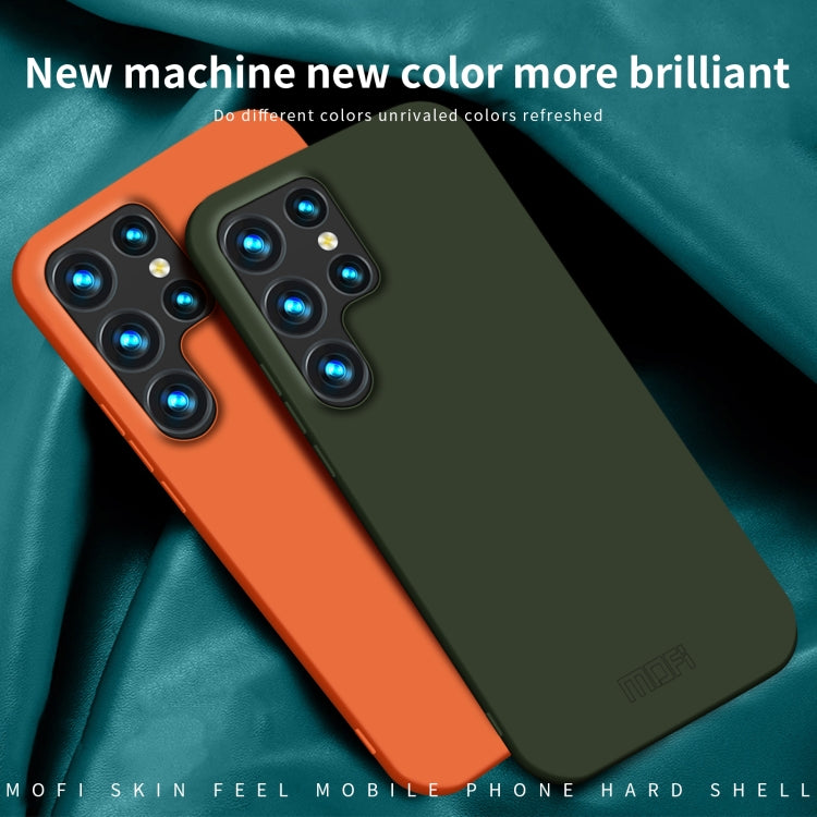 For Samsung Galaxy S24 Ultra 5G MOFI Qin Series Skin Feel All-inclusive PC Phone Case(Orange) - Galaxy S24 Ultra 5G Cases by MOFI | Online Shopping UK | buy2fix