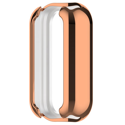 For Xiaomi Smart Band 8 Active Full Package TPU Electroplated Watch Protective Case(Rose Gold) - Watch Cases by buy2fix | Online Shopping UK | buy2fix