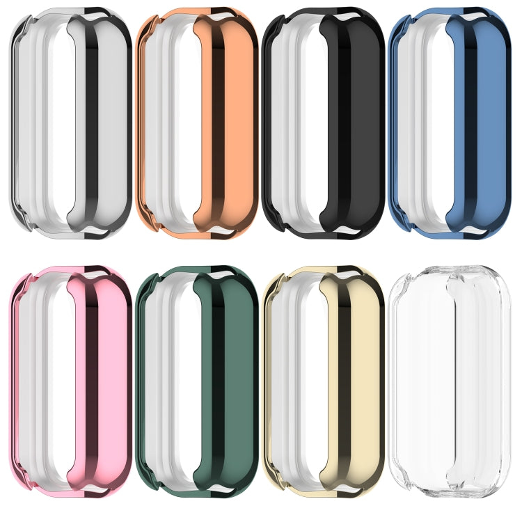 For Xiaomi Smart Band 8 Active Full Package TPU Electroplated Watch Protective Case(Green) - Watch Cases by buy2fix | Online Shopping UK | buy2fix