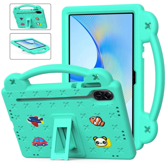 For Honor X8 Pro 11.5 Handle Kickstand Children EVA Shockproof Tablet Case(Mint Green) - Honor by buy2fix | Online Shopping UK | buy2fix