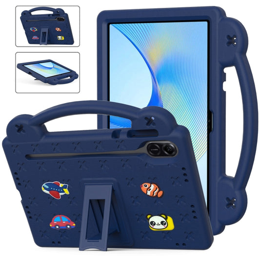 For Honor X8 Pro 11.5 Handle Kickstand Children EVA Shockproof Tablet Case(Navy Blue) - Honor by buy2fix | Online Shopping UK | buy2fix