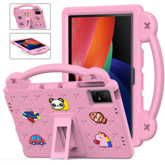 For TCL Tab 11 9466x3 Handle Kickstand Children EVA Shockproof Tablet Case(Pink) - Others by buy2fix | Online Shopping UK | buy2fix