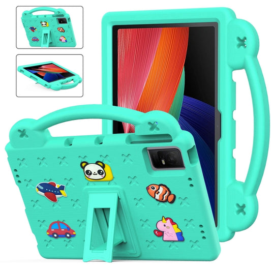 For TCL Tab 11 9466x3 Handle Kickstand Children EVA Shockproof Tablet Case(Mint Green) - Others by buy2fix | Online Shopping UK | buy2fix