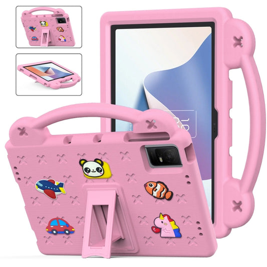 For TCL Nxt Pader 11 2023 Handle Kickstand Children EVA Shockproof Tablet Case(Pink) - Others by buy2fix | Online Shopping UK | buy2fix