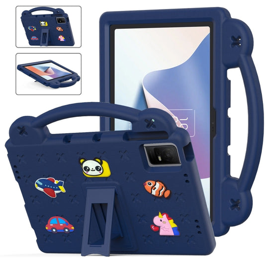 For TCL Nxt Pader 11 2023 Handle Kickstand Children EVA Shockproof Tablet Case(Navy Blue) - Others by buy2fix | Online Shopping UK | buy2fix