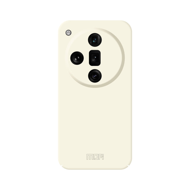 For OPPO Find X7 MOFI Qin Series Skin Feel All-inclusive PC Phone Case(Beige) - Find X7 Cases by MOFI | Online Shopping UK | buy2fix