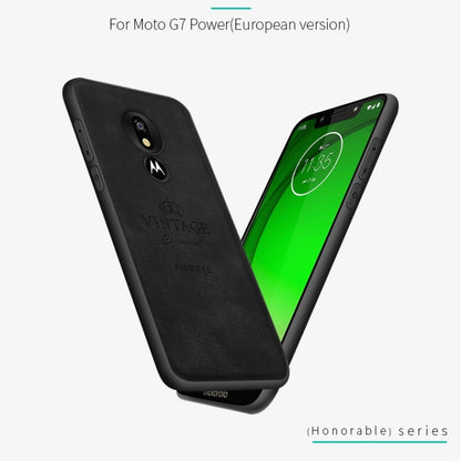 PINWUYO Shockproof Waterproof Full Coverage PC + TPU + Skin Protective Case for Motorola Moto G7 Power (Eurasian Version)(Black) - Motorola Cases by PINWUYO | Online Shopping UK | buy2fix