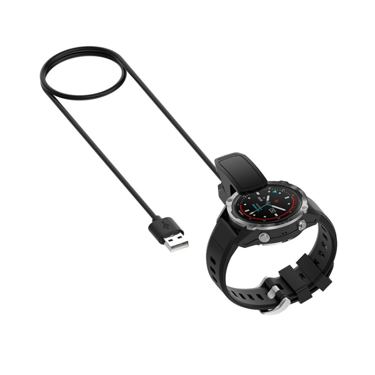 For Garmin Descent MK2S Smart Watch USB Charging Cable With Data Function(Black) - Charger by buy2fix | Online Shopping UK | buy2fix