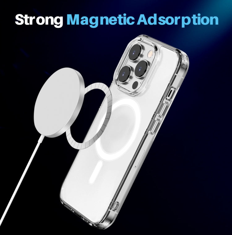 For iPhone 13 Pro NORTHJO 3 in 1 Magsafe Clear Phone Case with Screen Film + Rear Lens Film - iPhone 13 Pro Cases by NORTHJO | Online Shopping UK | buy2fix