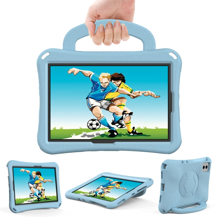For Lenovo Tab M11 / Xiaoxin Pad 11 2024 Handle Football Shaped EVA Shockproof Tablet Case(Lighte Blue) - Lenovo by buy2fix | Online Shopping UK | buy2fix