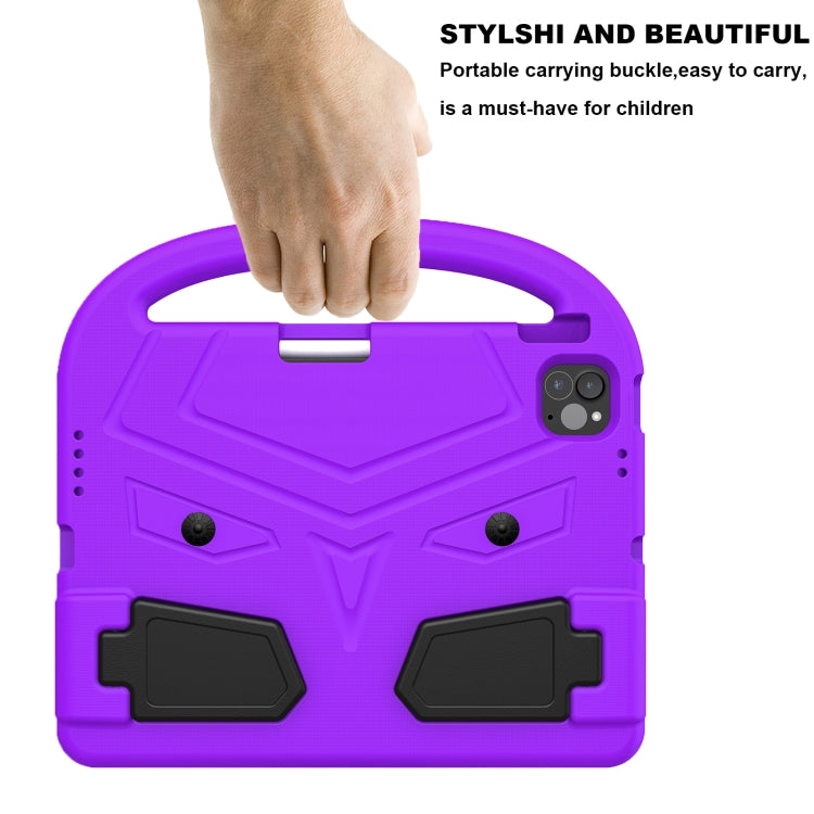 For iPad Air 11 2024 Sparrow Style Shockproof Kickstand EVA Tablet Case(Purple) - iPad Air 11 2024 Cases by buy2fix | Online Shopping UK | buy2fix