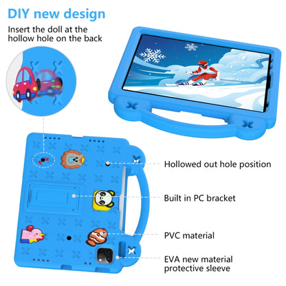 For  iPad Pro 11 2024 Handle Kickstand Children EVA Shockproof Tablet Case(Sky Blue) - iPad Pro 11 2024 Cases by buy2fix | Online Shopping UK | buy2fix