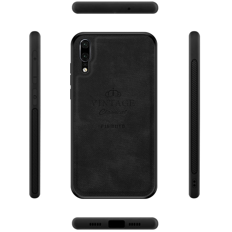 PINWUYO Shockproof Waterproof Full Coverage PC + TPU + Skin Protective Case for Huawei P20(Black) - ASUS Cases by PINWUYO | Online Shopping UK | buy2fix