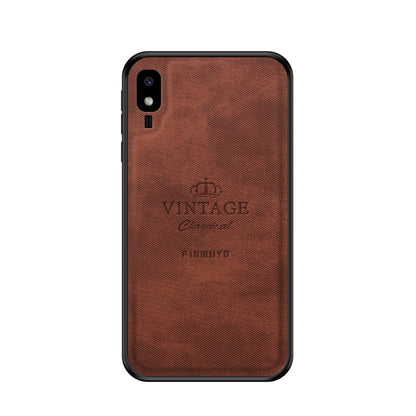 PINWUYO Shockproof Waterproof Full Coverage PC + TPU + Skin Protective Case for Galaxy A2 Core(Brown) - Galaxy Phone Cases by PINWUYO | Online Shopping UK | buy2fix