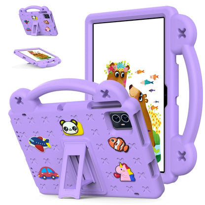 For Walmart ONN 10.1 Gen4 2024 Handle Kickstand Children EVA Shockproof Tablet Case(Light Purple) - Others by buy2fix | Online Shopping UK | buy2fix