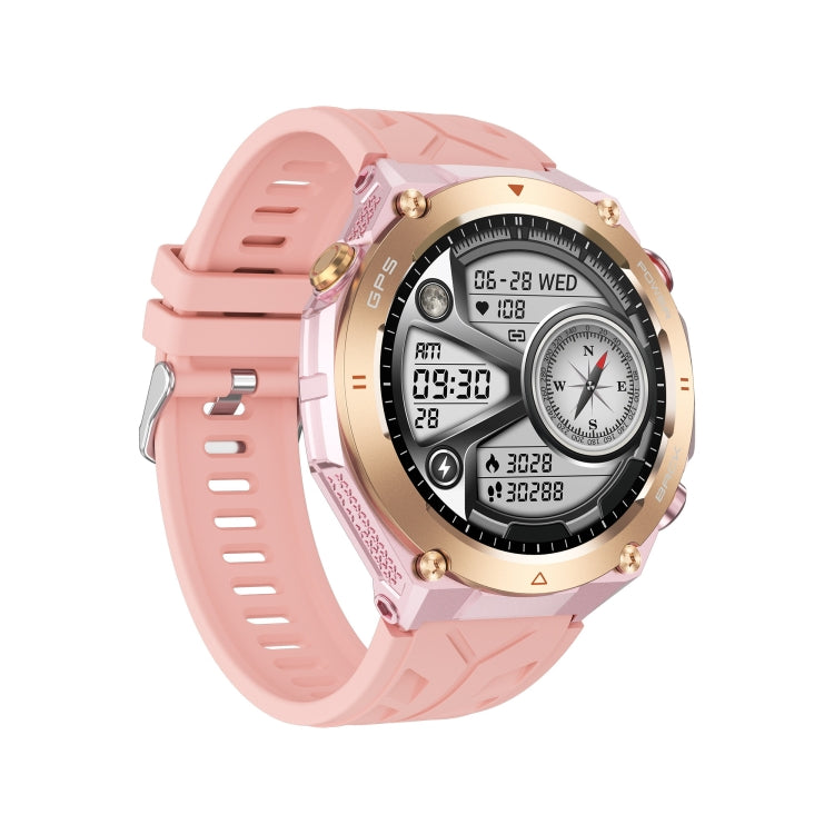 KC82 1.45 inch Color Screen Smart Watch, Support Bluetooth Call / Health Monitoring(Pink) - Smart Watches by buy2fix | Online Shopping UK | buy2fix