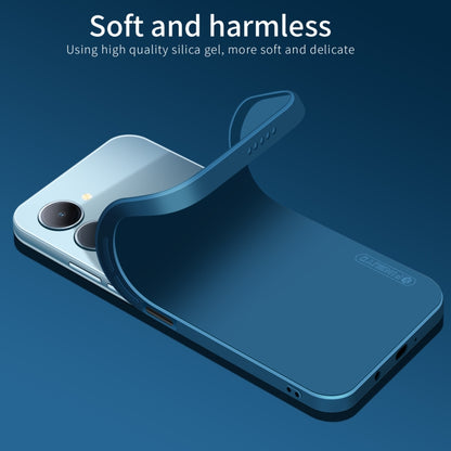 For vivo Y03 / Y18 PINWUYO Sense Series Liquid Silicone TPU Phone Case(Blue) - vivo Cases by PINWUYO | Online Shopping UK | buy2fix